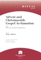 Advent and Christmastide Gospel Acclamation Unison choral sheet music cover
